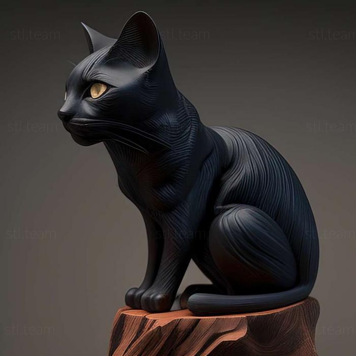 3D model Bombay cat (STL)